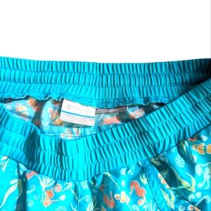 Columbia Teal Patterned Swim Shorts